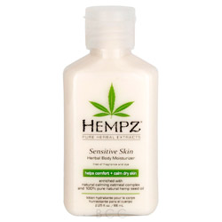 Hempz Sensitive Skin Herbal Body Moisturizer 2.25 oz (733240 676280021891) photo