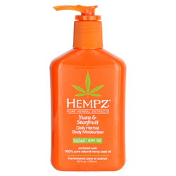 Hempz Yuzu & Starfruit Daily Herbal Body Moisturizer 8.5 oz (PP059923 / 733542 676280024144) photo