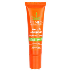 Hempz Yuzu & Starfruit Daily Herbal Lip Balm 0.44 oz (PP059924 / 733545 676280027046) photo