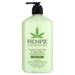 Hempz Green Tea & Asian Pear Herbal Body Moisturizer 17 oz (PP038687 676280020634) photo