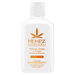 Hempz Tahitian Vanilla & Ginger Herbal Body Moisturizer 2.25 oz (733642 676280030473) photo