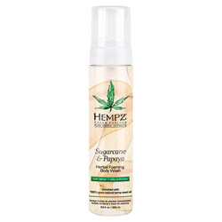 Hempz Sugarcane & Papaya Herbal Foaming Body Wash 8.5 oz (733757 676280033313) photo