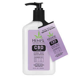 Hempz Lavender Oil CBD Herbal Body Moisturizer 8.5 oz (PP075910 676280042728) photo