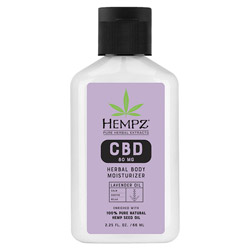 Hempz Lavender Oil CBD Herbal Body Moisturizer 2.25 oz (PP075909 676280042711) photo