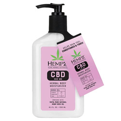 Hempz Rose Oil CBD Herbal Body Moisturizer 8.5 oz (PP075912 676280042742) photo