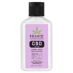 Hempz Rose Oil CBD Herbal Body Moisturizer 2.25 oz (PP075911 676280042735) photo