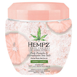 Hempz Pink Pomelo & Himalayan Sea Salt Herbal Body Salt Scrub 5.47 oz (PP068534 676280036017) photo