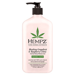 Hempz Blushing Grapefruit & Raspberry Creme Herbal Body Moisturizer 17 oz (PP055449 676280020535) photo