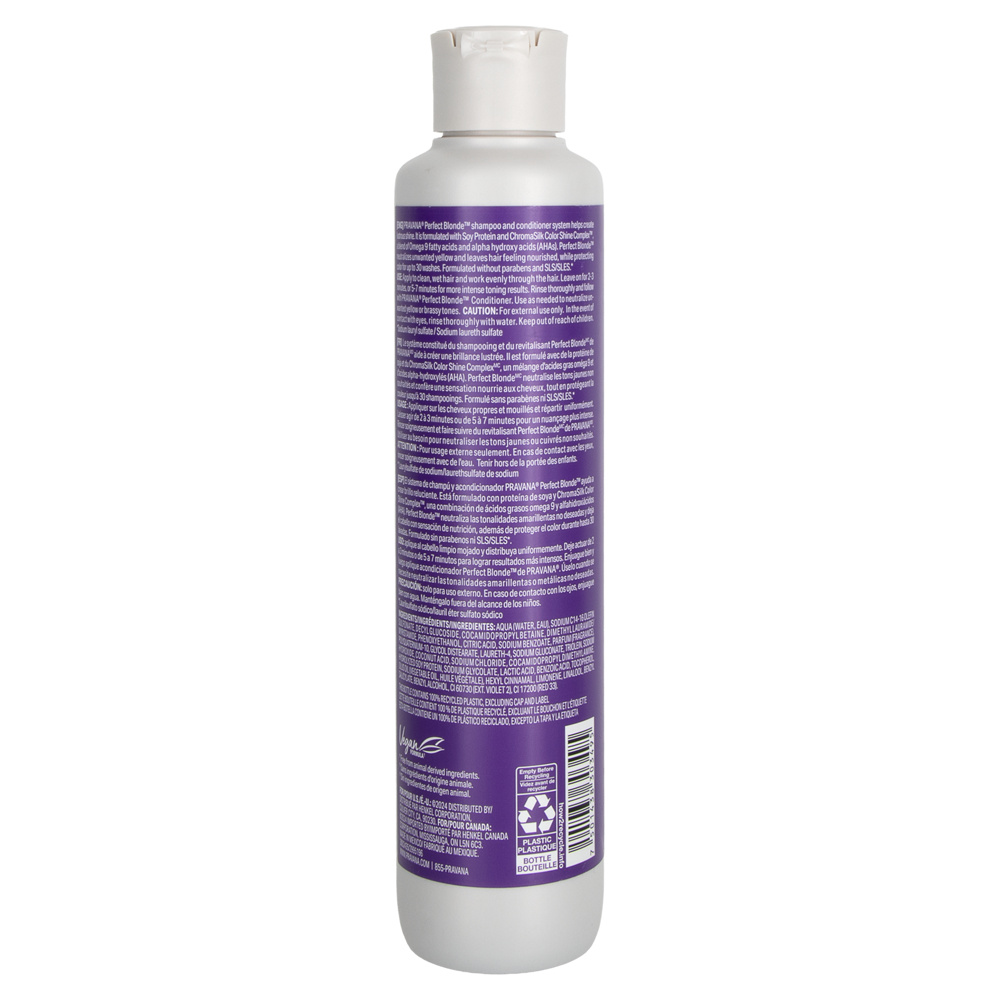 Pravana Perfect Blonde Toning Shampoo | Beauty Care Choices