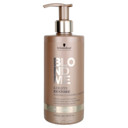 Schwarzkopf BlondMe Keratin Restore Bonding Cleansing Conditioner 16.9 oz (2153601 4045787378849) photo
