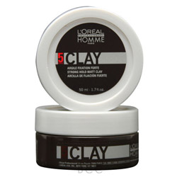 Loreal Professionnel Homme Clay Strong Hold Clay 1.6 oz (E1601200 - ** 3474630287273) photo