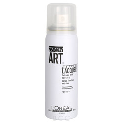 Loreal Professionnel Tecni.ART Extreme Lacquer Force 6 Extreme Hold Hairspray - (Travel Size)