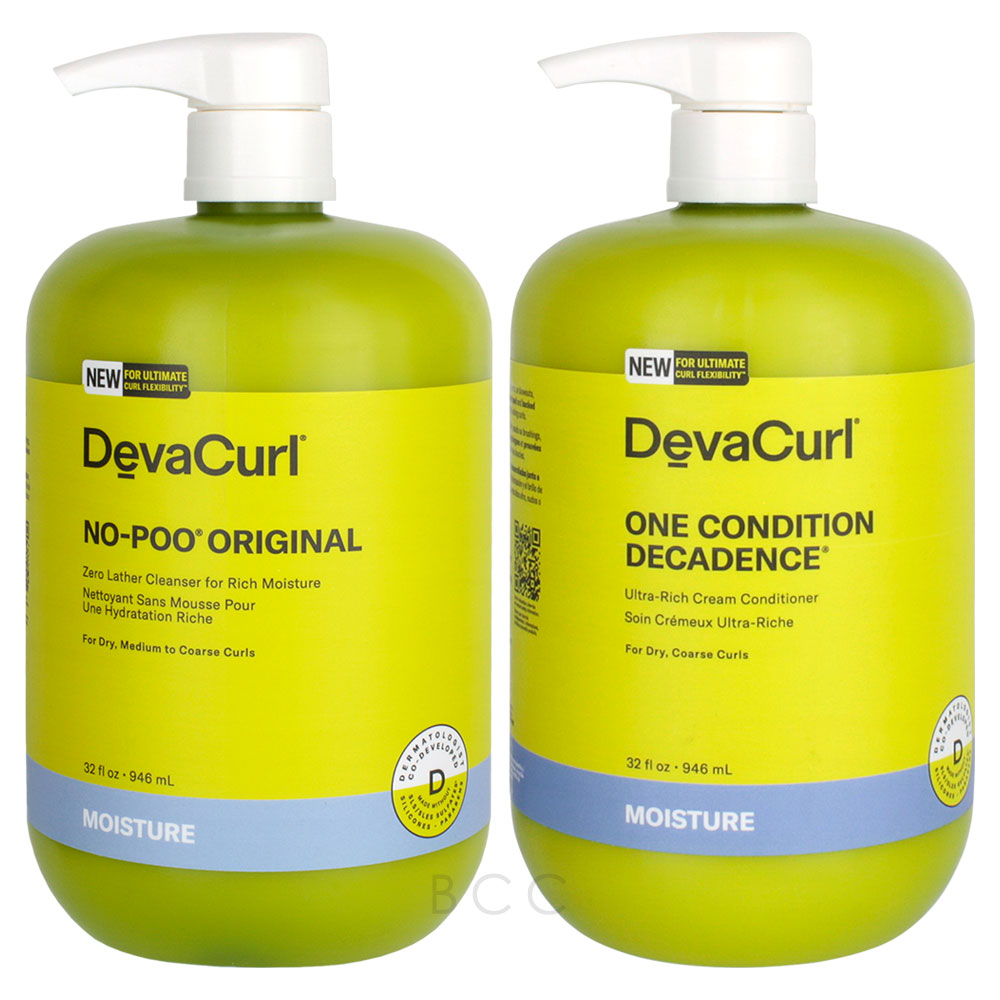 Ubrugelig Berolige Eller senere DevaCurl No-Poo Original & One Condition Decadence Shampoo & Conditioner  Set | Beauty Care Choices