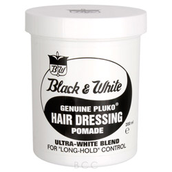 Zerran Black & White - Genuine Pluko Hair Dressing Pomade 200 ml (BCC-7252 075610948103) photo